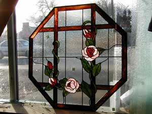 lovely rose window in the light